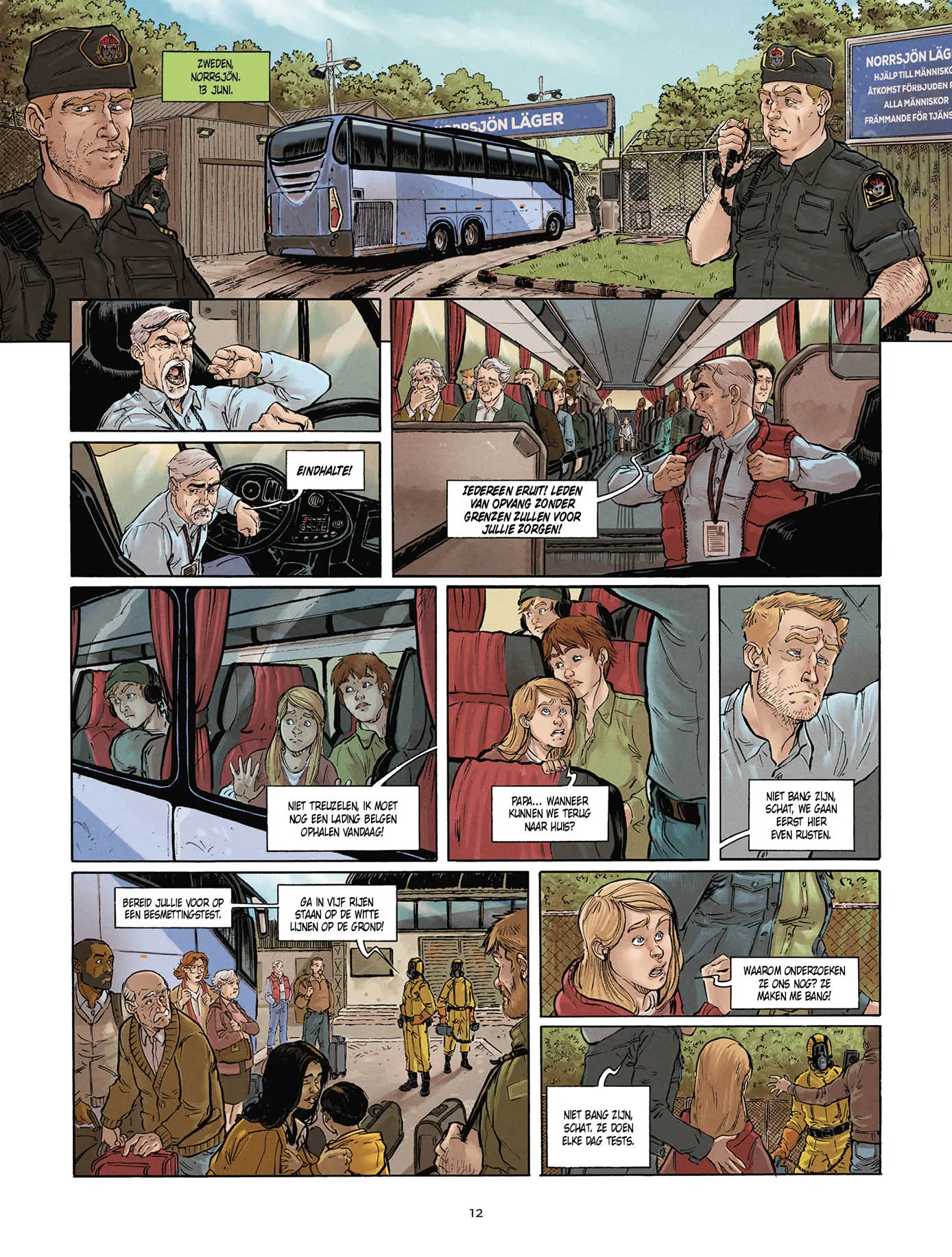 De ballingen van Mosseheim 1 – Nucleaire vluchtelingen: een Europese nachtmerrie in stripvorm - Afbeelding 3