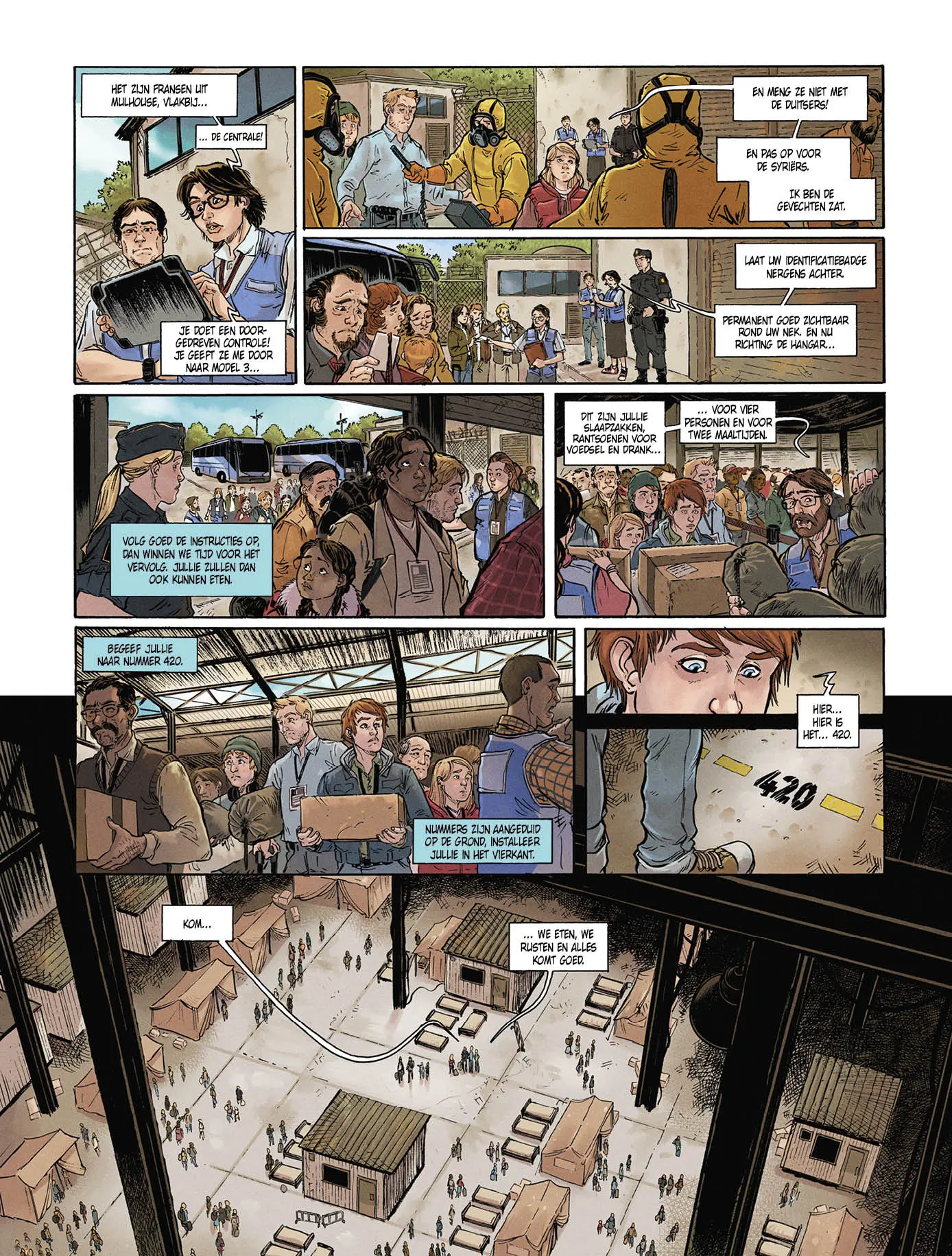 De ballingen van Mosseheim 1 – Nucleaire vluchtelingen: een Europese nachtmerrie in stripvorm - Afbeelding 2
